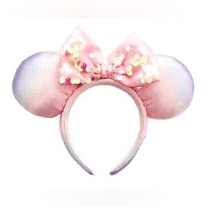 Disney Pink and Purple Ombré Sequin Mouse Ears Headband